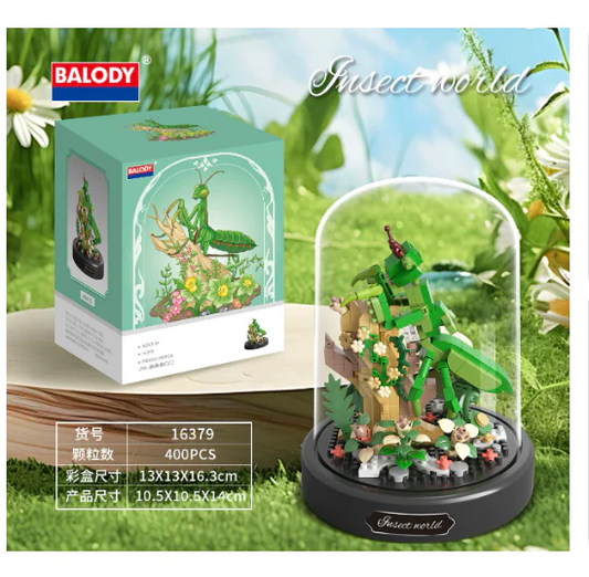 Bee Butterfly Flower Bonsai Block (Single)