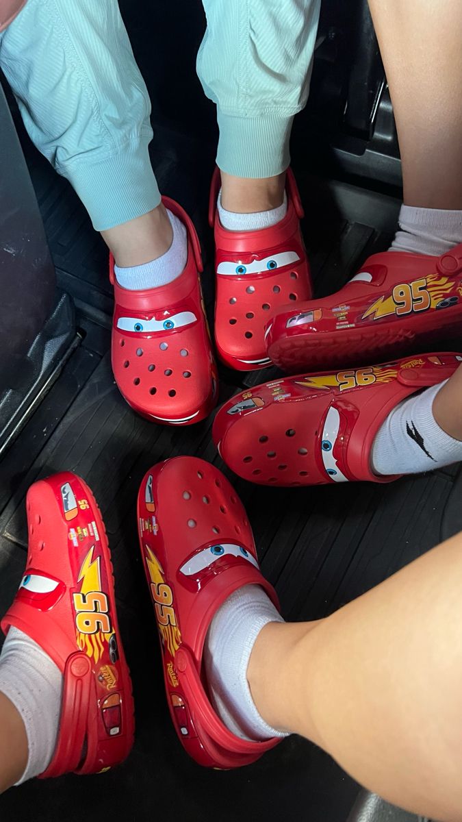 Lightning McQueen Clog Crocs Spring Beach Sandals (One Pair)