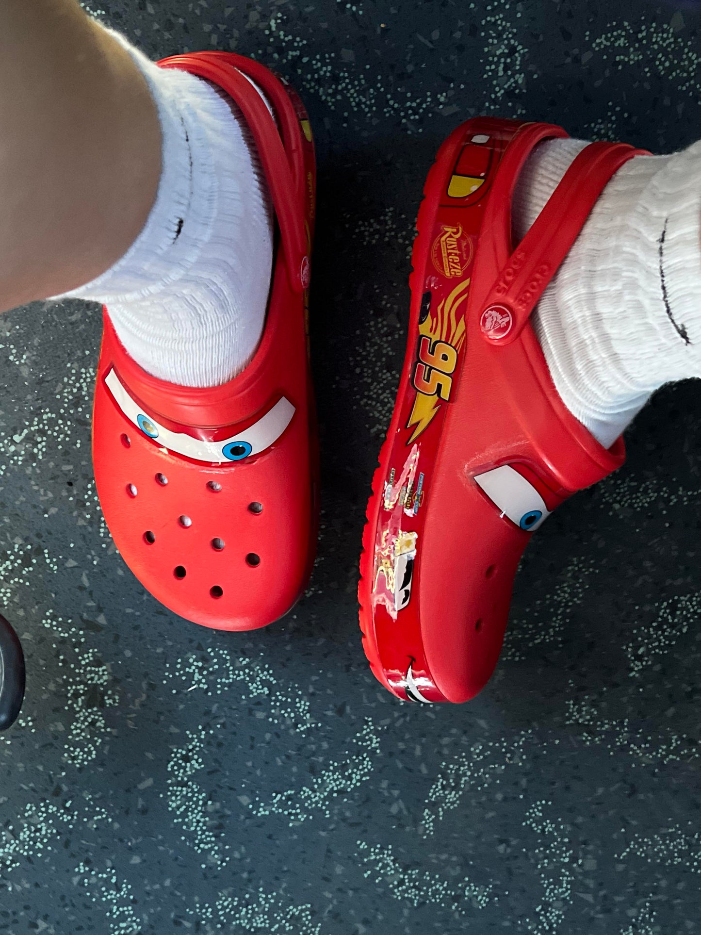Lightning McQueen Clog Crocs Spring Beach Sandals (One Pair)