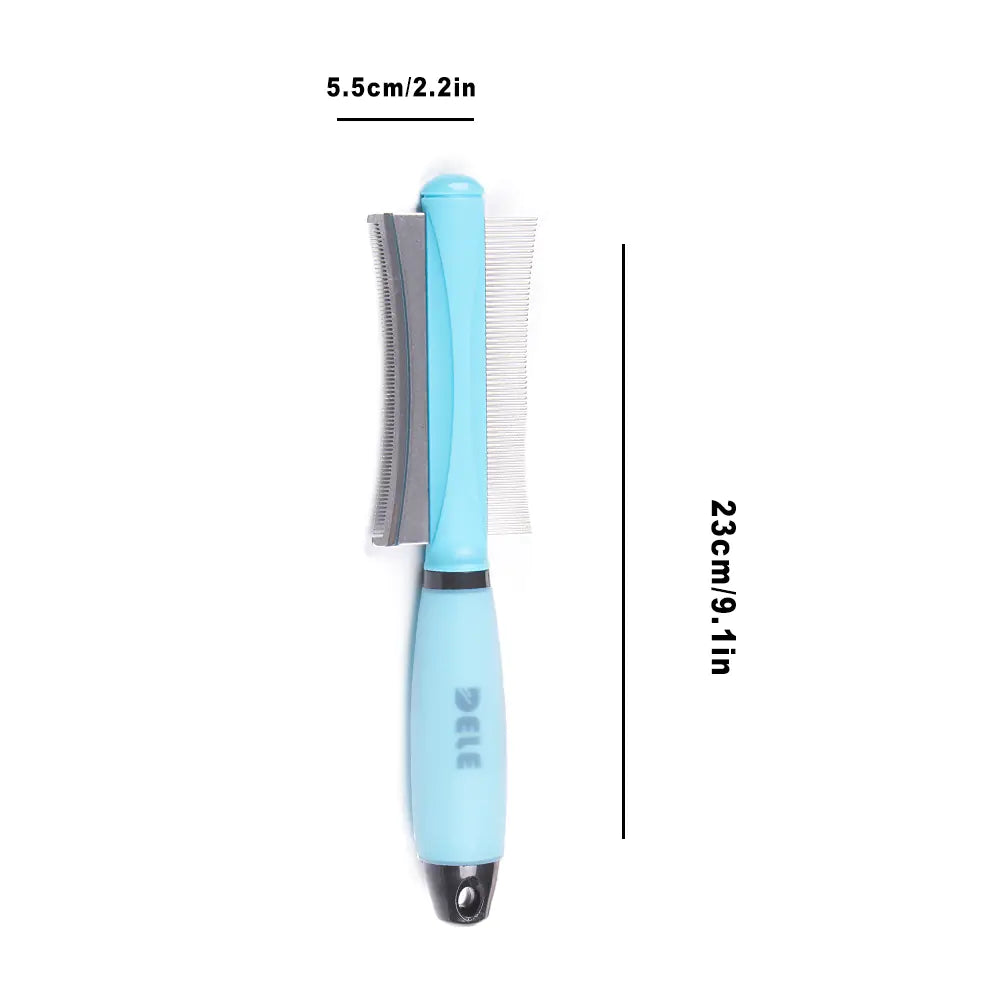 Pet Hair Removal Comb for Dogs and Cats