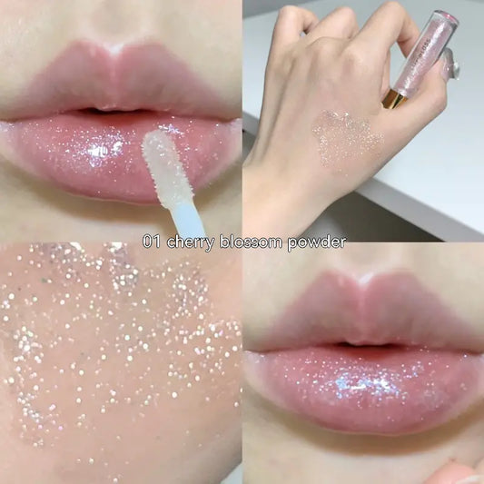 Moisturizing Flash Lip Gloss with Water Light Mirror