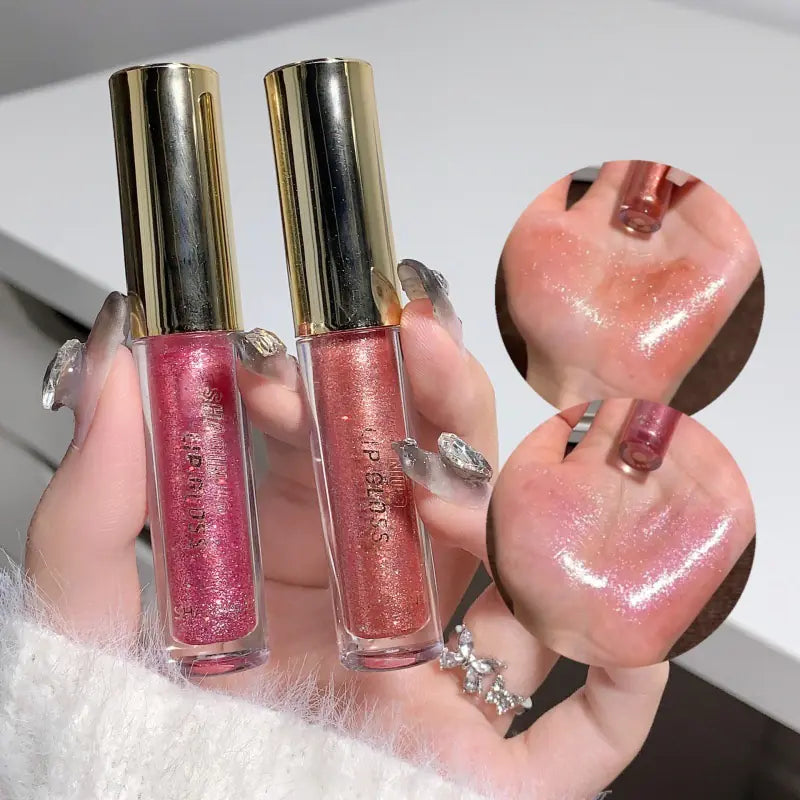 Moisturizing Flash Lip Gloss with Water Light Mirror