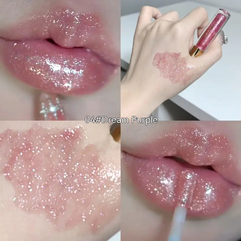 Moisturizing Flash Lip Gloss with Water Light Mirror